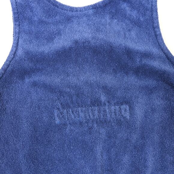 Vintage Baby Bgosh Romper Boys Size 6-9m Terry Sailboat Jumpsuit - Picture 6 of 6